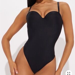 Black Fashion Nova Bodysuit